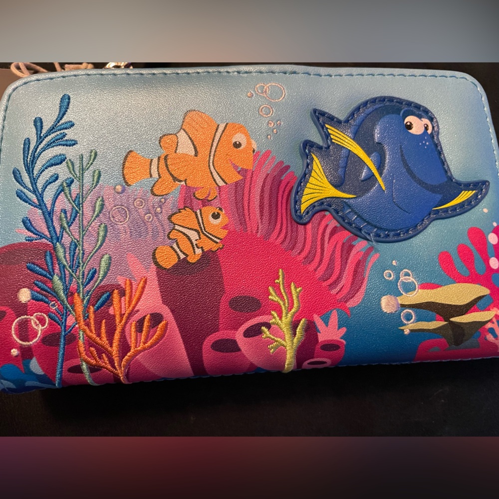 Loungefly Disney Pixar Finding Nemo Wallet Nemo Dory